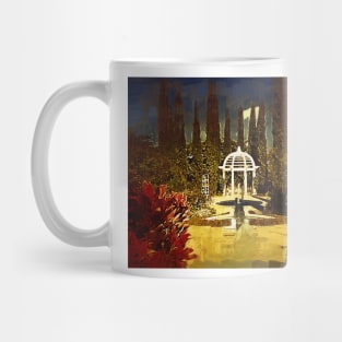 Gazebo Behind Fountains Mug